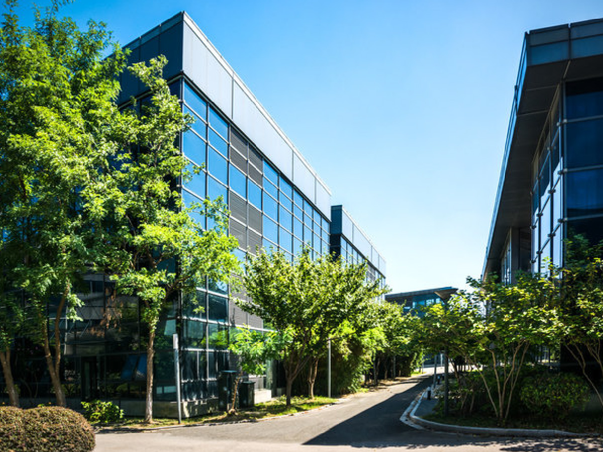 Small cell infrastructure supporting mobile coverage in office parks and business districts